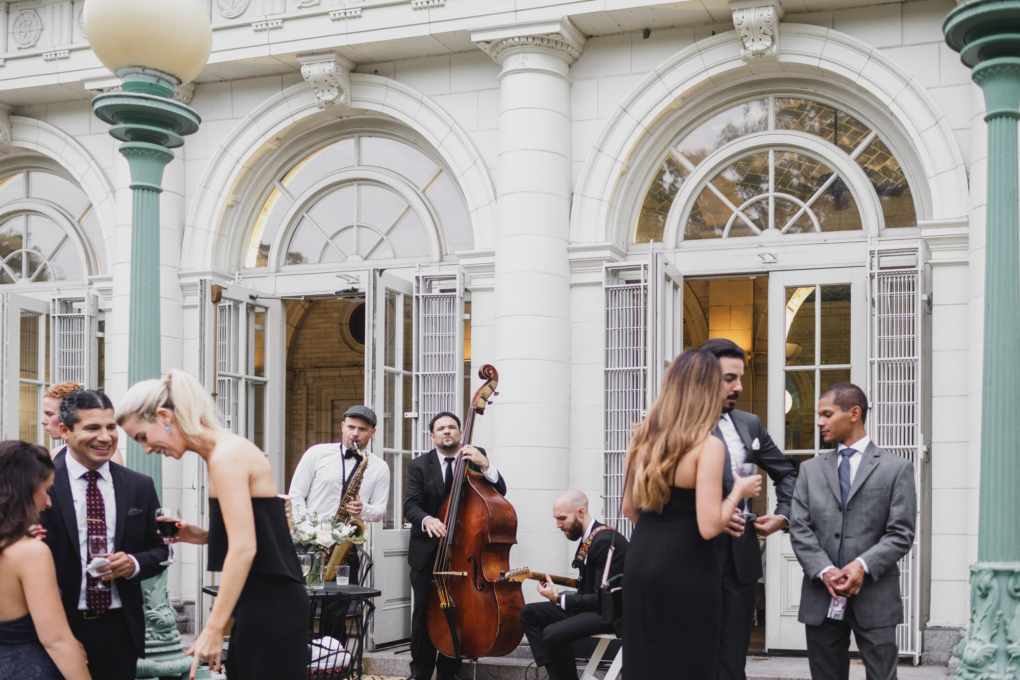 Prospect park boathouse wedding reception