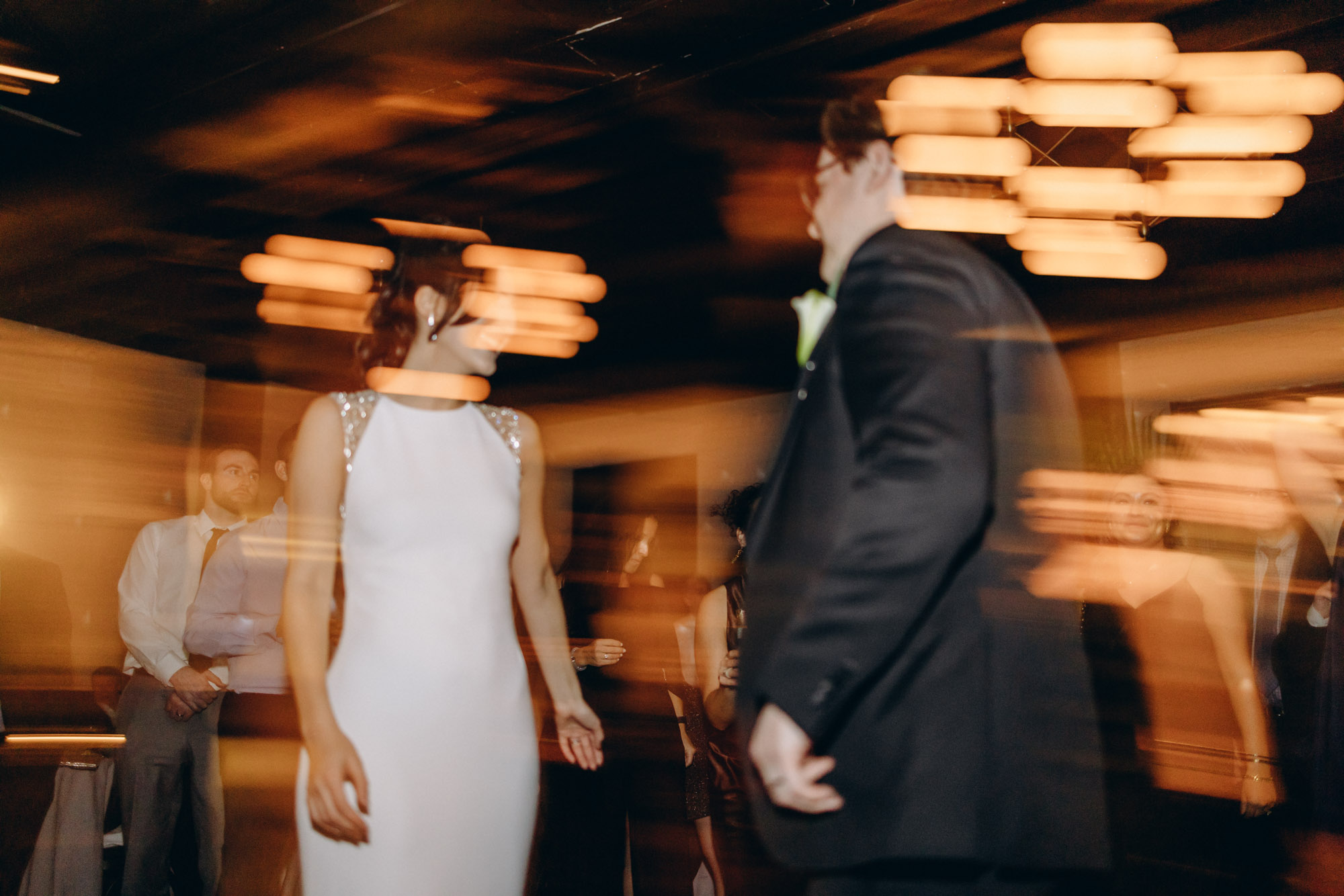 Funky wedding at the 501 Union in Brooklyn