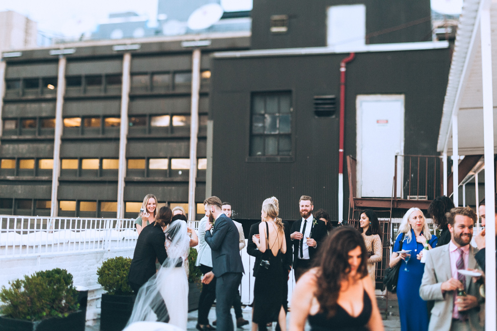 Wedding ceremony at the Studio 450 Manhattan New York City