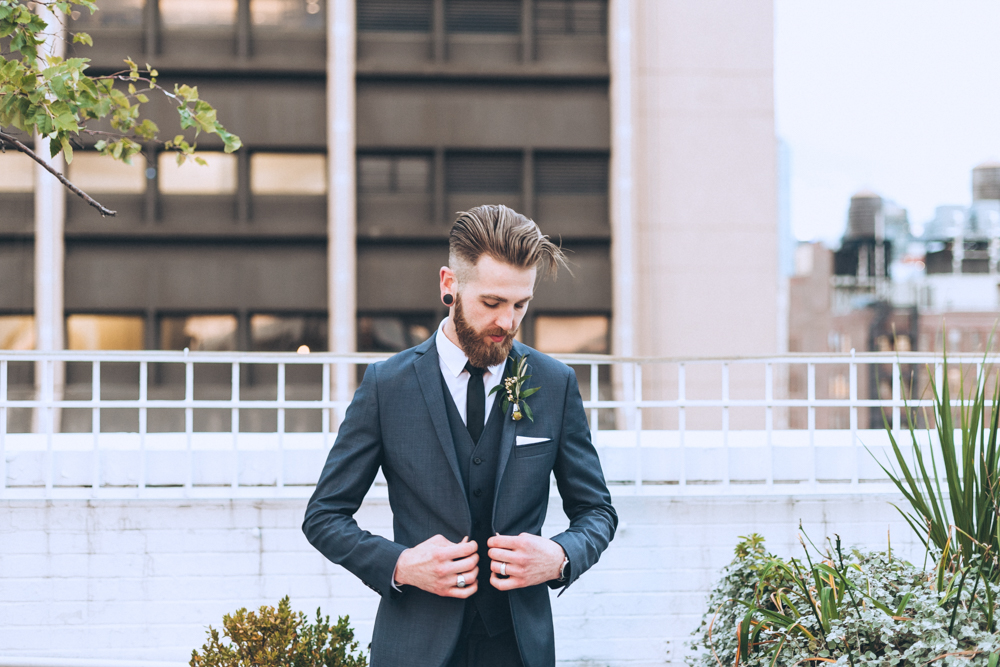 Groom at the Studio 450 Manhattan New York City
