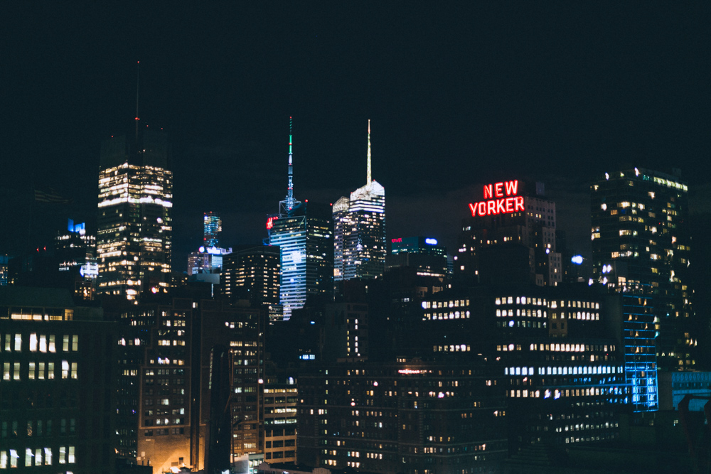 View of Manhattan from the Studio 450 New York City