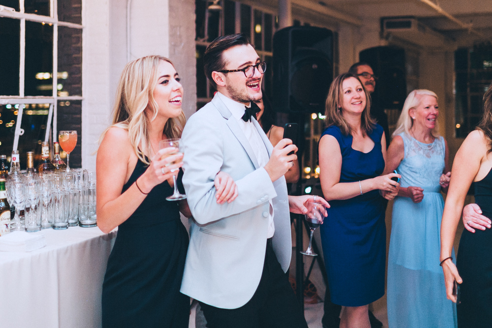 Wedding party at the Studio 450 Manhattan New York City