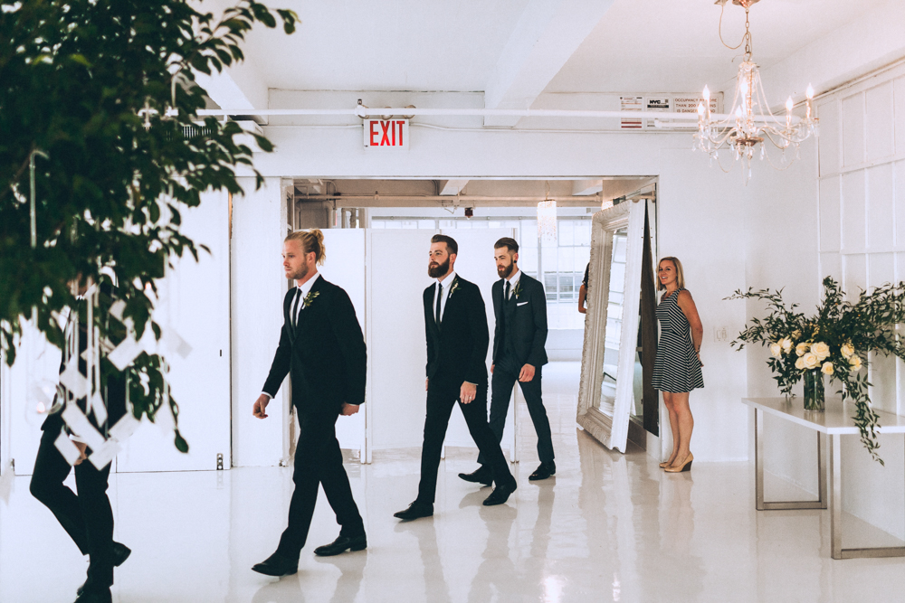 Wedding ceremony at the Studio 450 Manhattan New York City