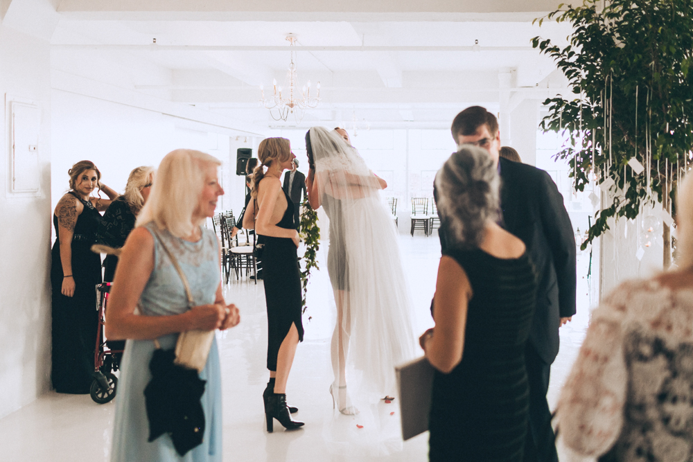 Wedding ceremony at the Studio 450 Manhattan New York City