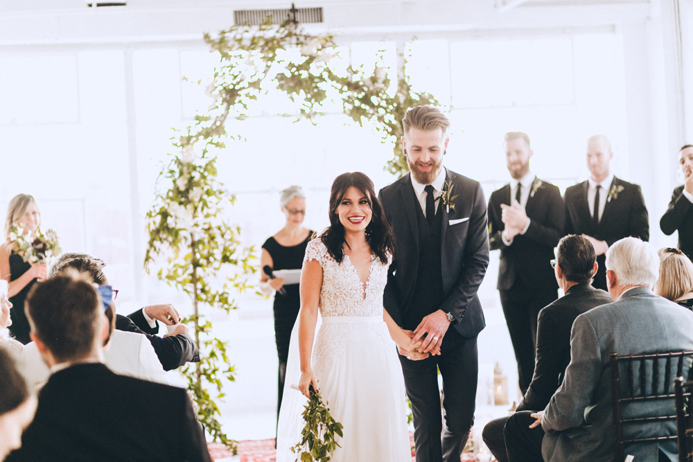Wedding ceremony at the Studio 450 Manhattan New York City