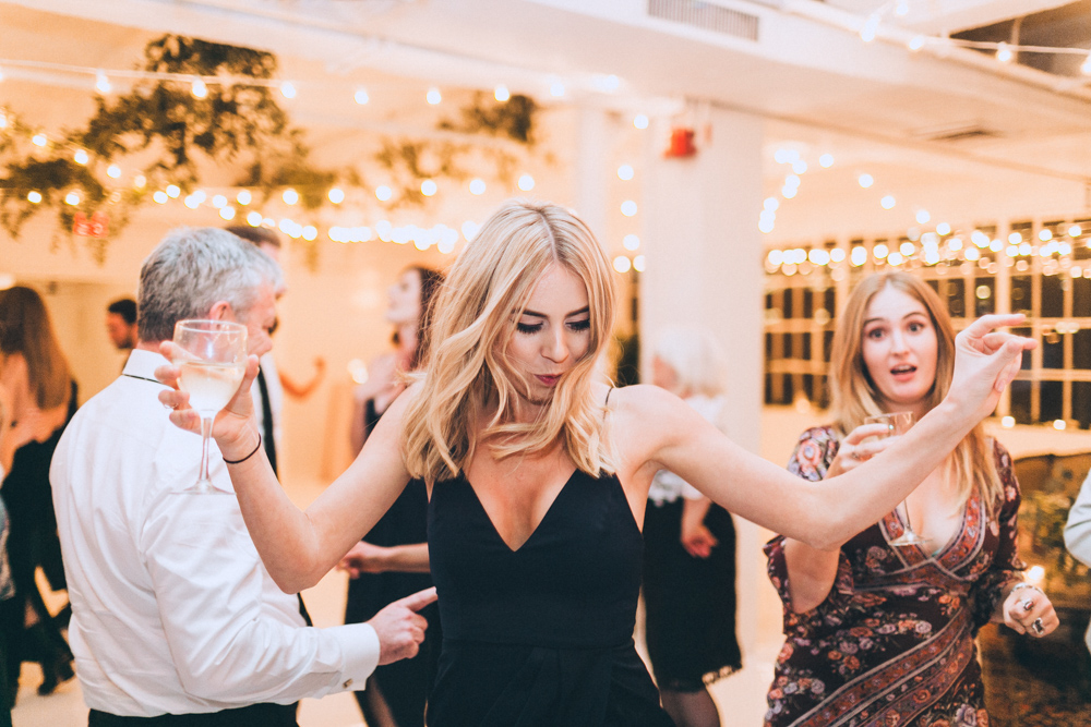 Wedding party at the Studio 450 Manhattan New York City