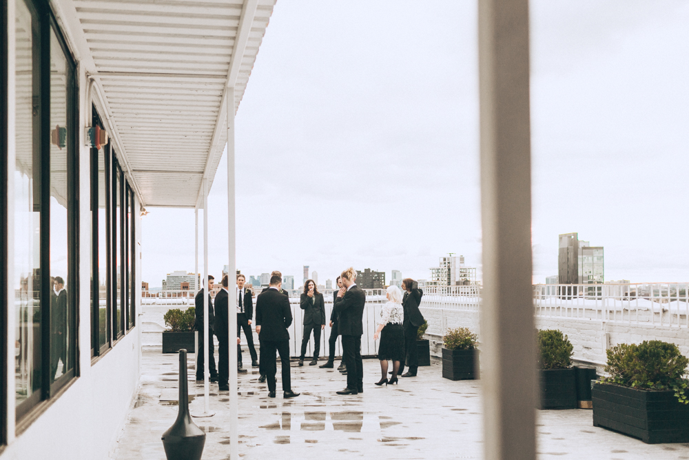 Weeding at New York City Rooftop  Studio 450