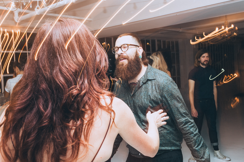 Wedding party at the Studio 450 Manhattan New York City