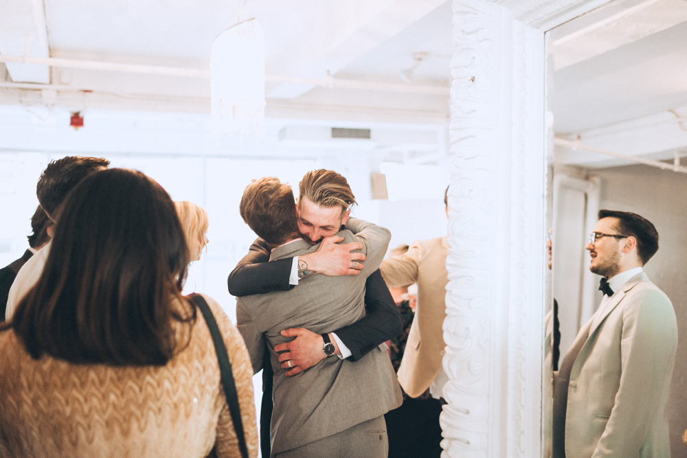 Wedding ceremony at the Studio 450 Manhattan New York City