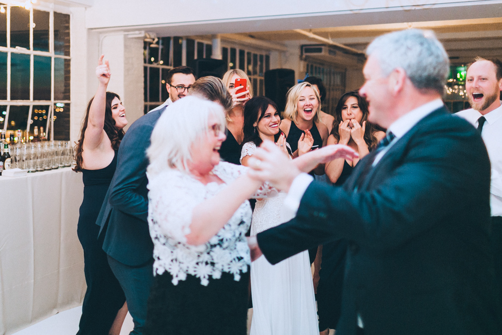 Wedding party at the Studio 450 Manhattan New York City