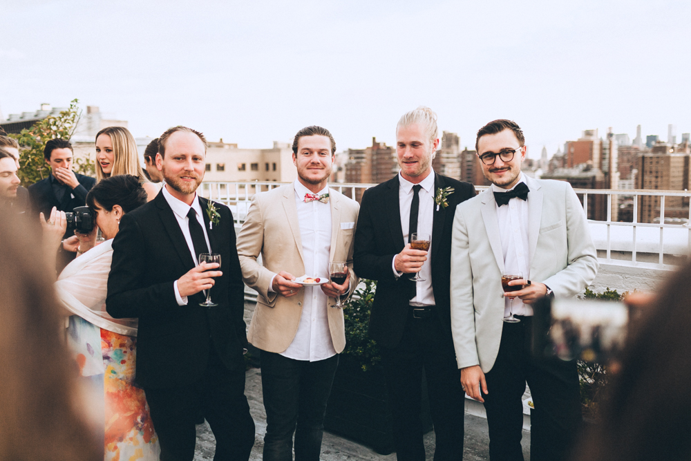 Wedding ceremony at the Studio 450 Manhattan New York City