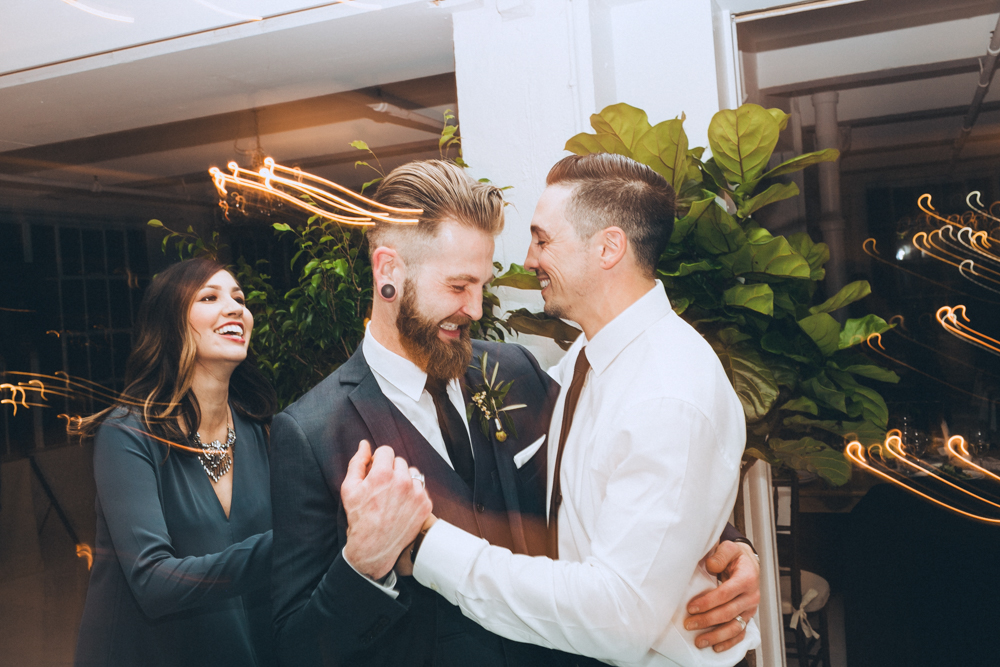 Wedding party at the Studio 450 Manhattan New York City