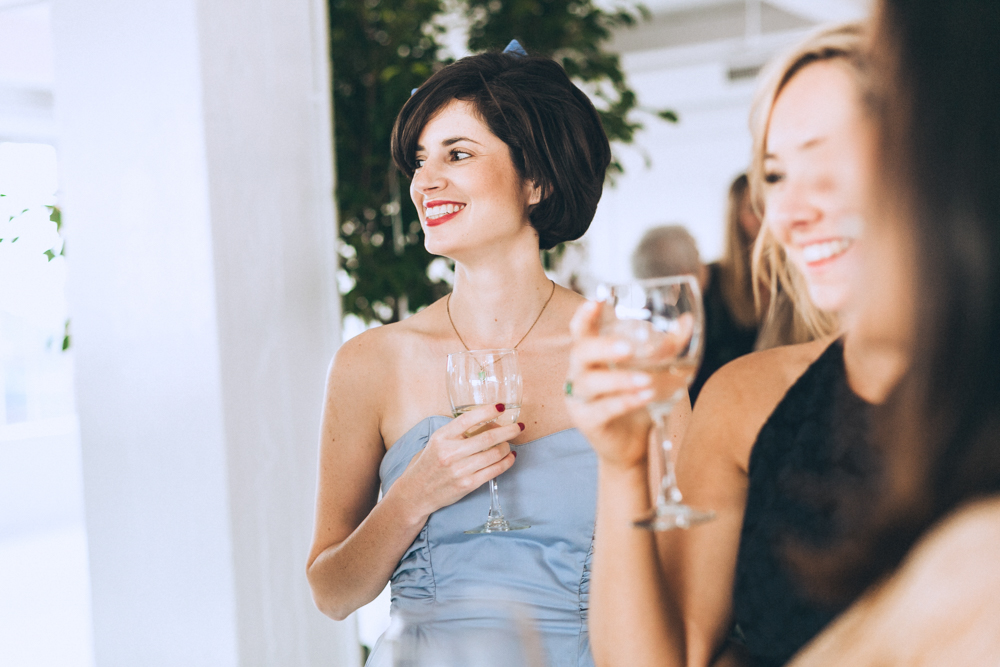 Wedding reception at New York City Rooftop Studio 450 Wedding Venue