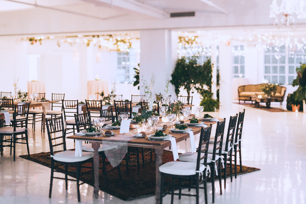 Wedding reception at New York City Rooftop Studio 450 Wedding Venue