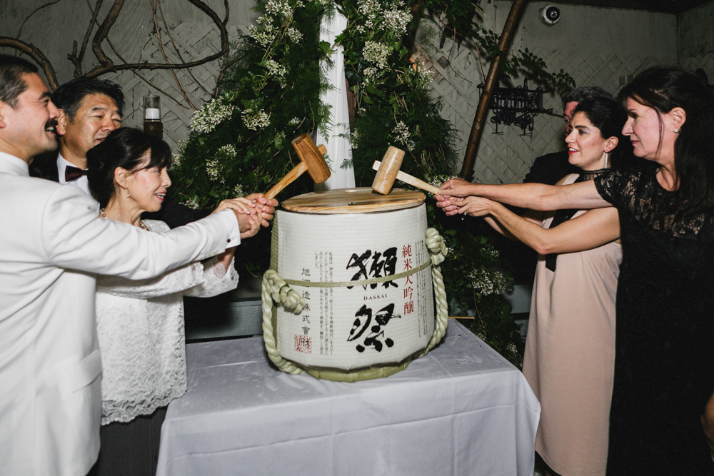 Unique Japanese wedding ceremony at Sweetwater, Brooklyn NY