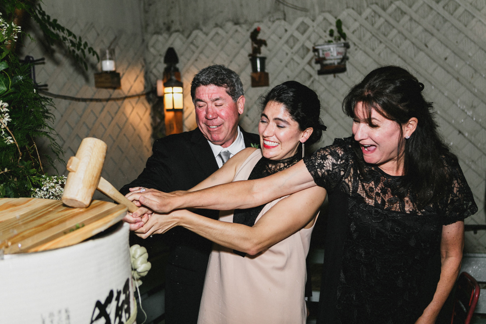 Unique Japanese wedding ceremony at Sweetwater, Brooklyn NY