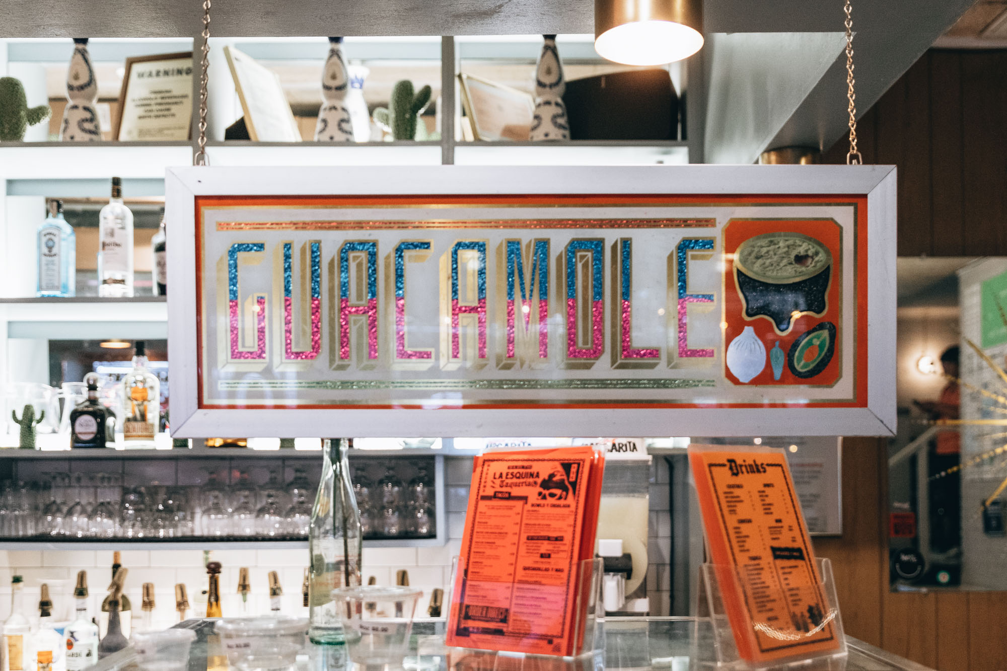 Guacamole sign in Manhattan, NYC