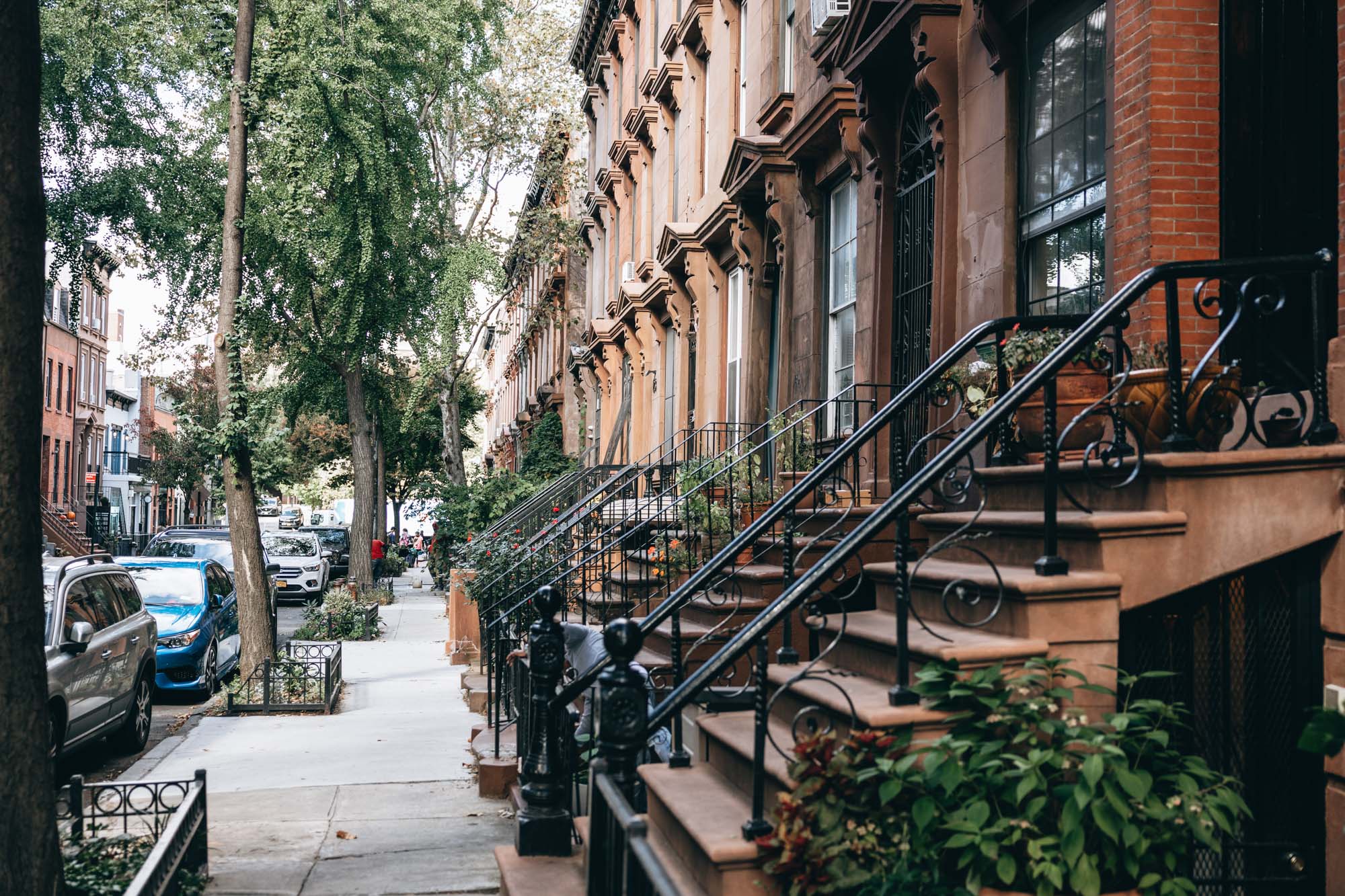 Brownstones in Brooklyn, NY