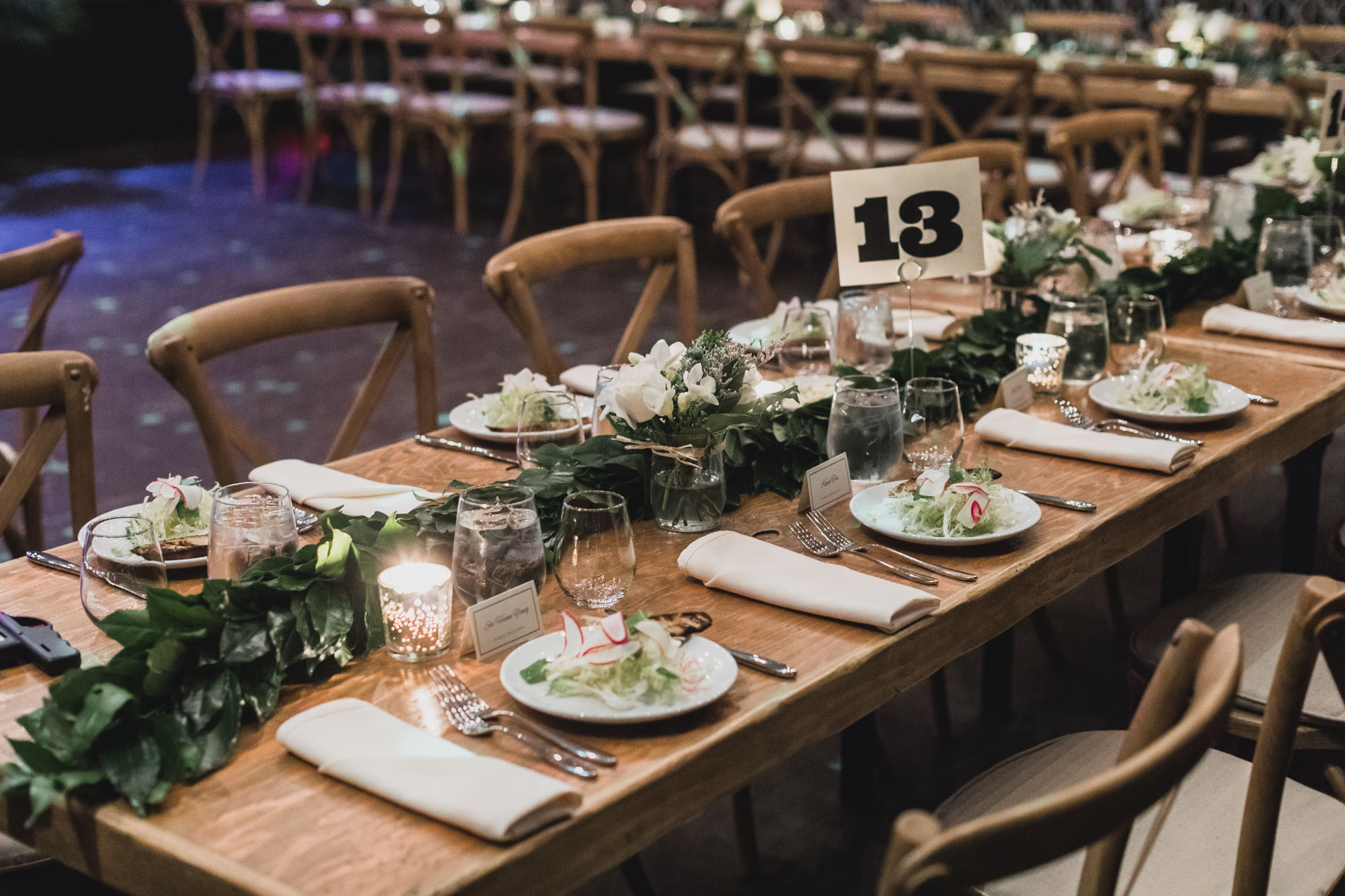 Music Hall of Williamsburg wedding reception table set up. Wedding Williamsburg, brooklyn