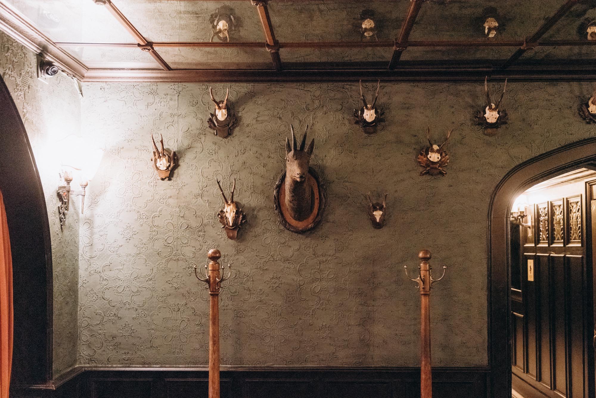 The Bowery Hotel interior. Manhattan, NY