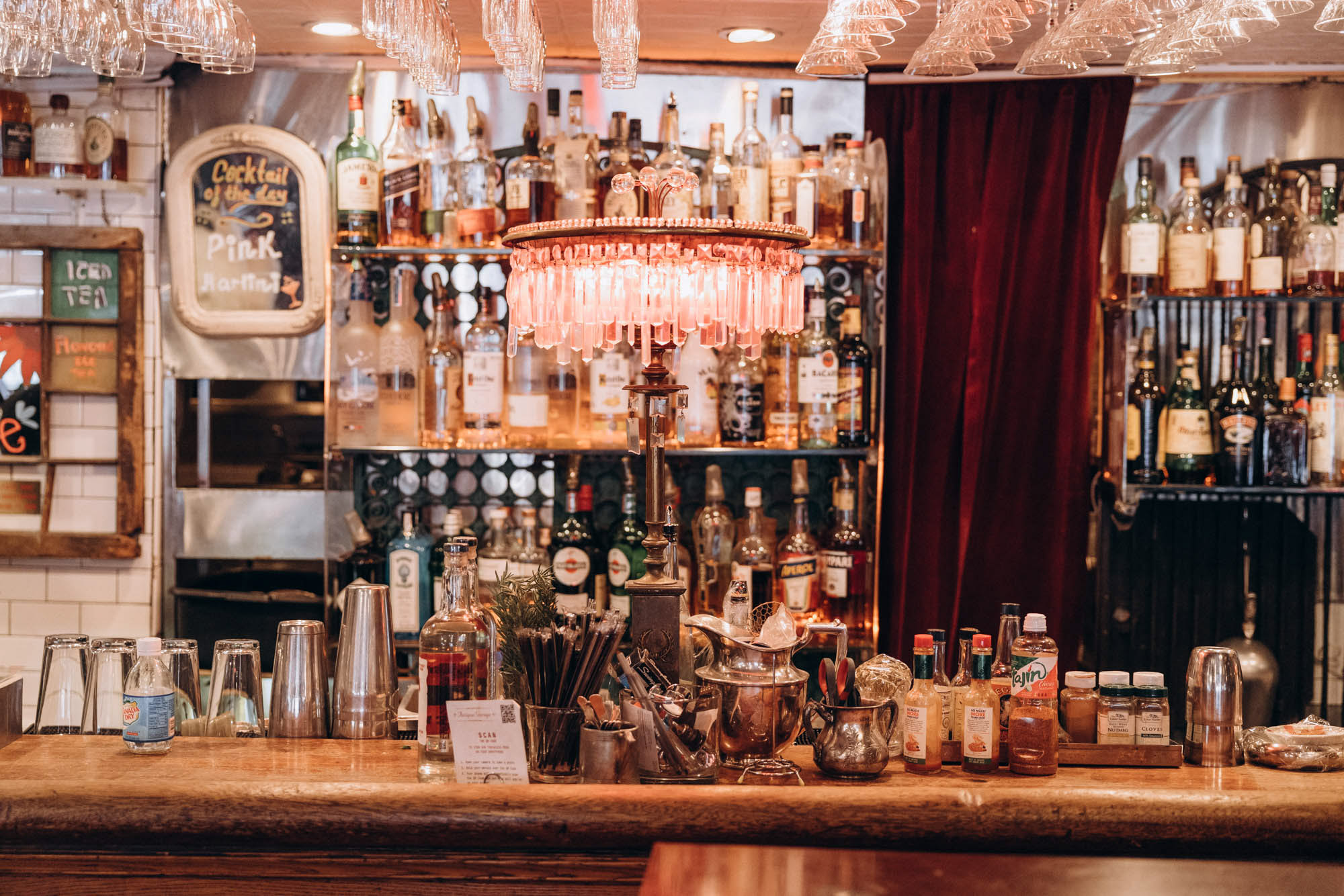 Unique bar in Soho. Manhattan NY