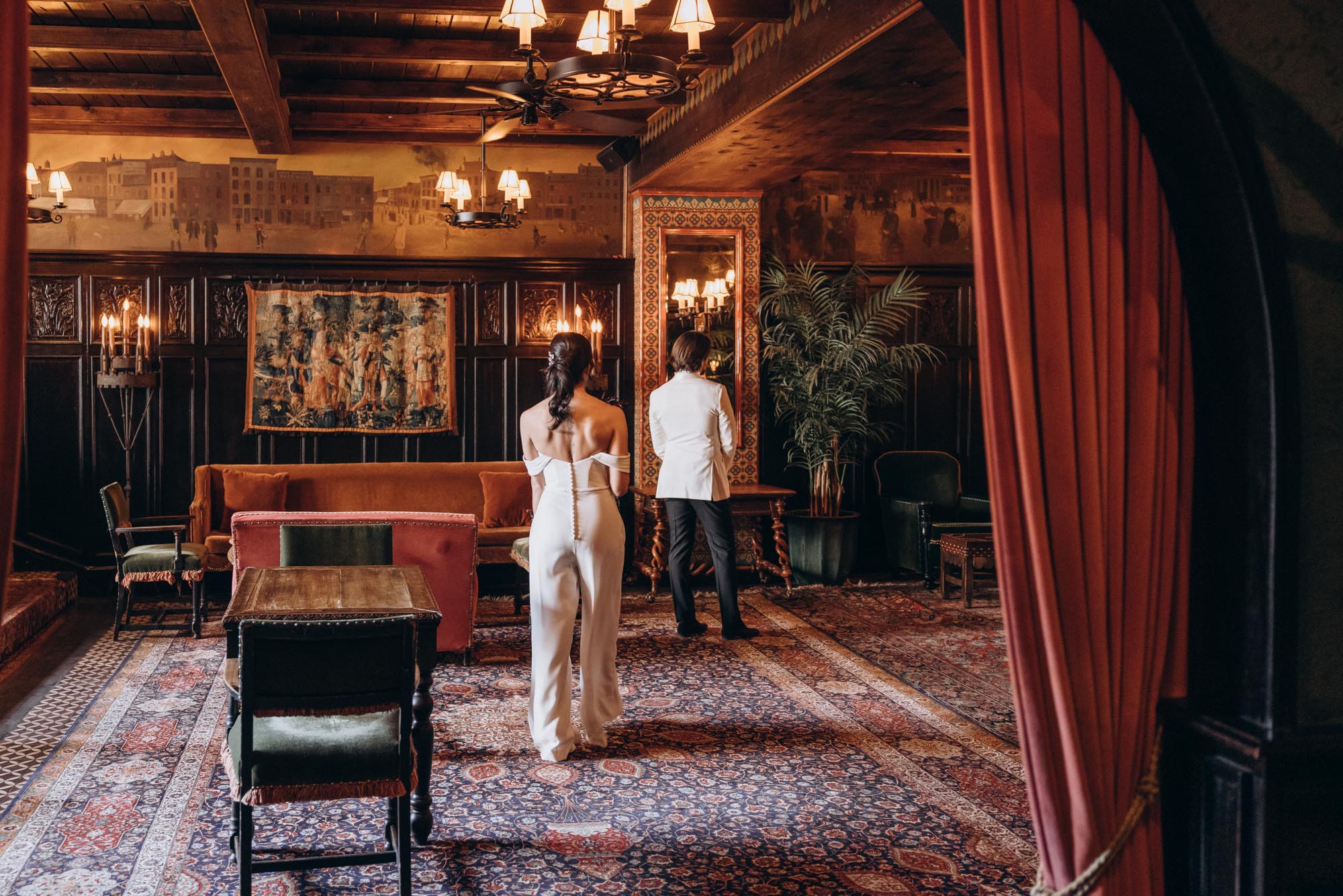 Moments before the first look at the Bowery Hotel. Manhattan, NY