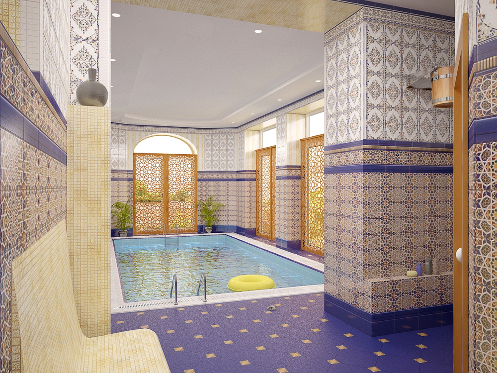 Белореченске сборный дом бассейн