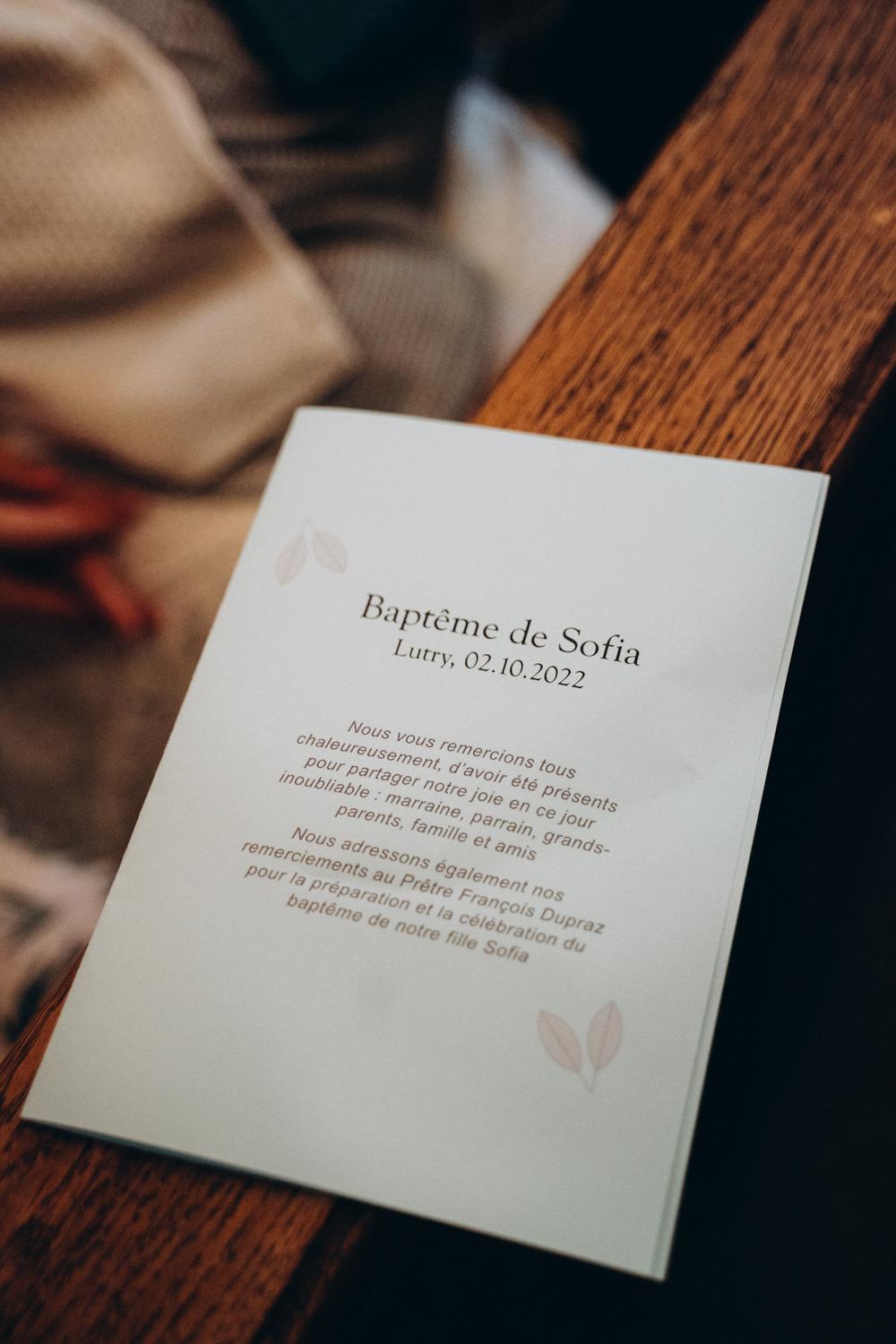 Baptism of Sophia (Switzerland)
