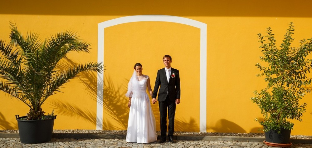 Alena & Vaclav. Castle Belcredi(Brno)