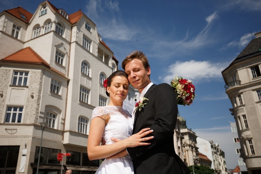 Alena & Vaclav. Castle Belcredi(Brno)